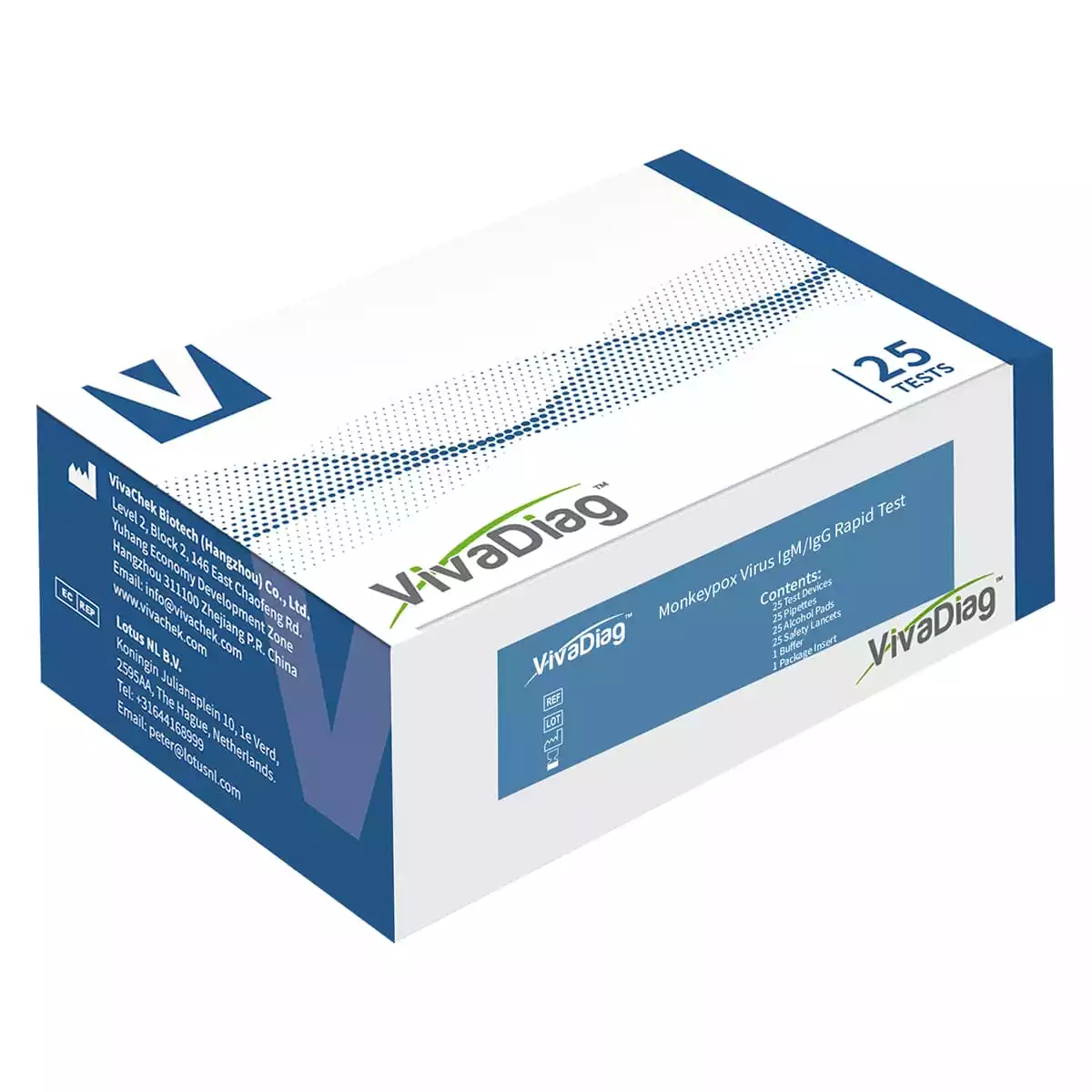 VivaDiag Monkeypox IgM IgG Rapid Test Kit VivaDiag Monkeypox IgM IgG Rapid Test Kit