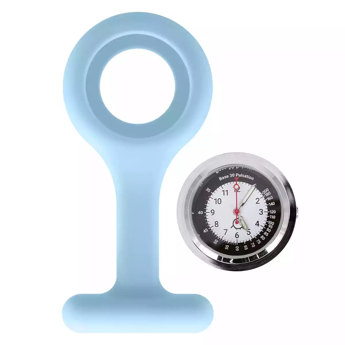  Siliconen verpleegstershorloge met clip "Tic"