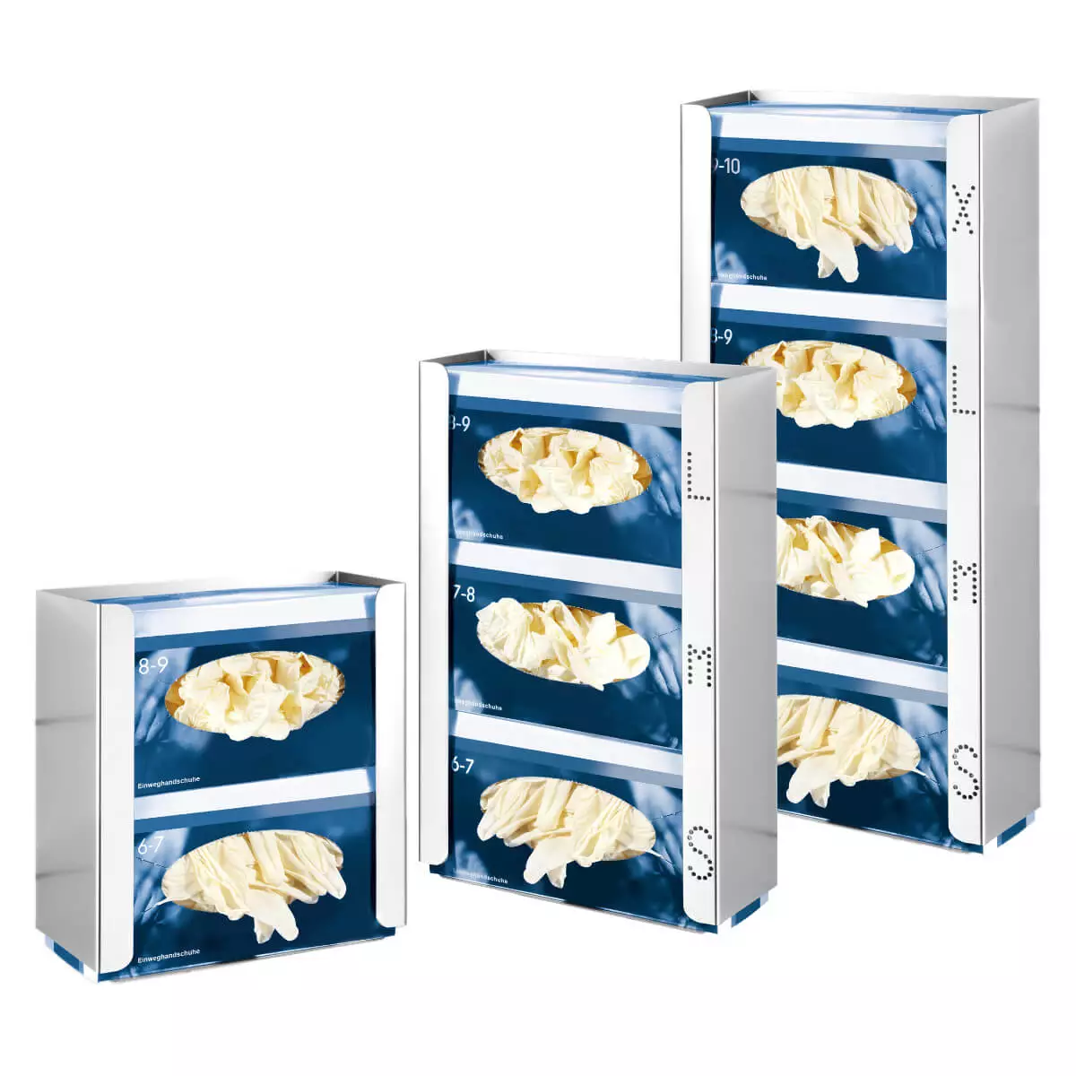  Handschoendispenser van roestvrij staal