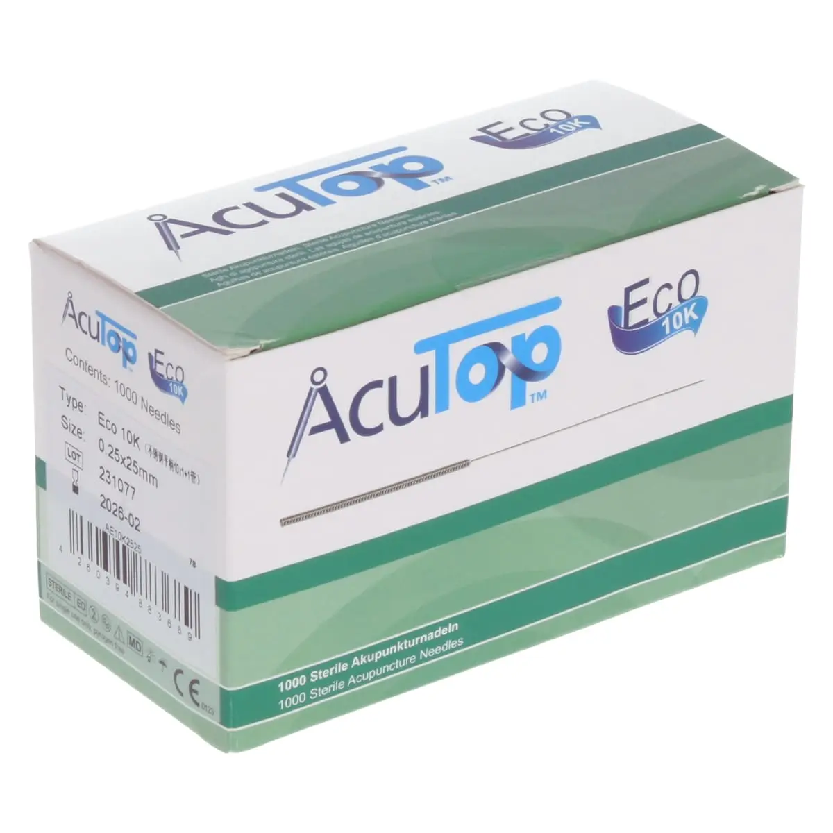 Eco 10K-Type Acupunctuurnaalden Eco 10K-Type Acupunctuurnaalden
