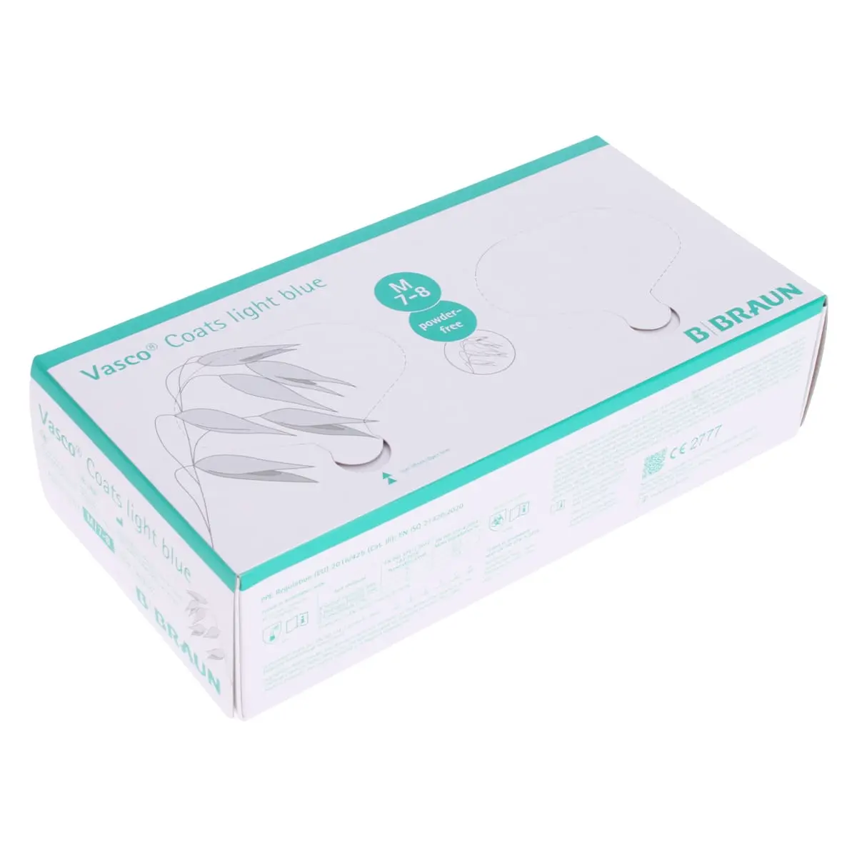 Gants d’examen en nitrile Vasco Coats light blue Gants d’examen en nitrile Vasco Coats light blue