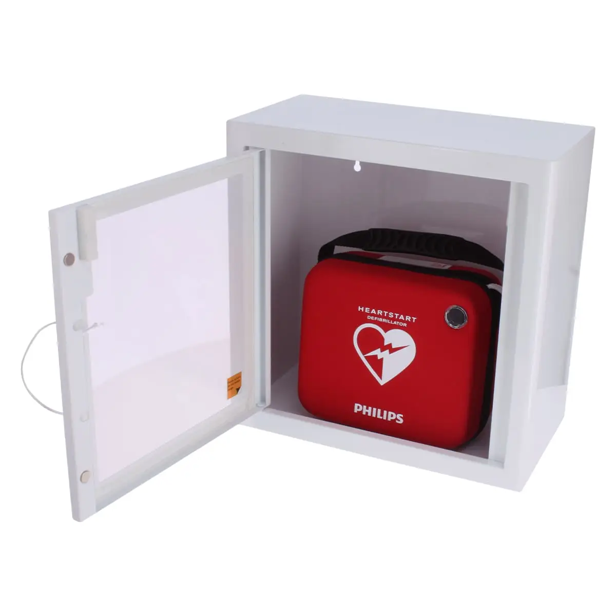  AED-kast met alarm voor gebruik binnen 