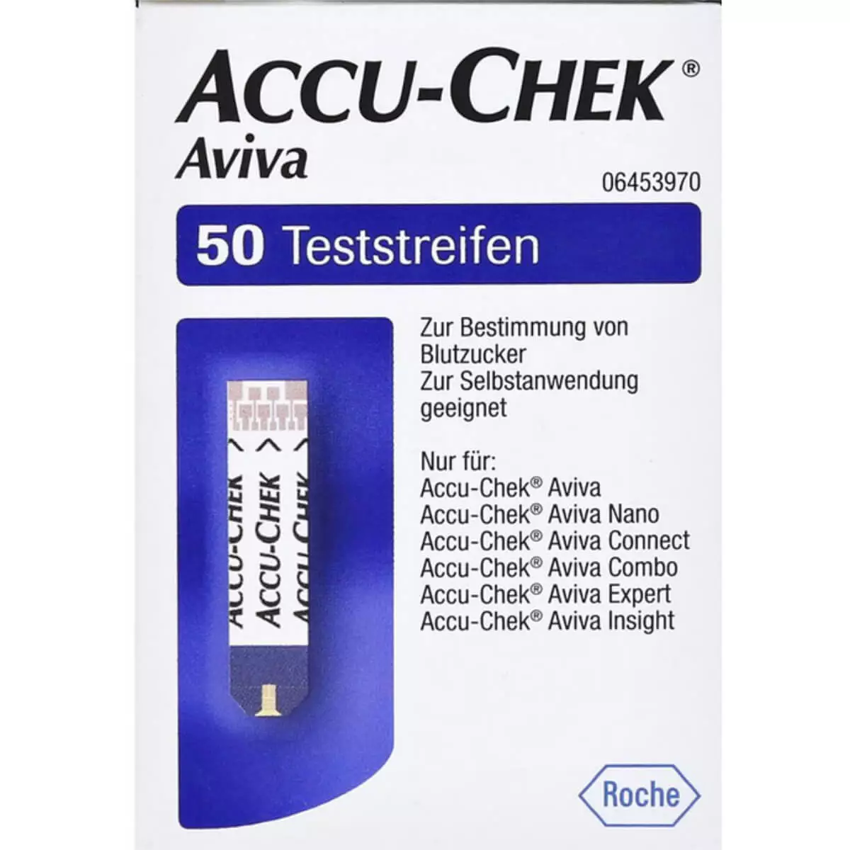  Roche Accu-Chek Aviva Teststrips