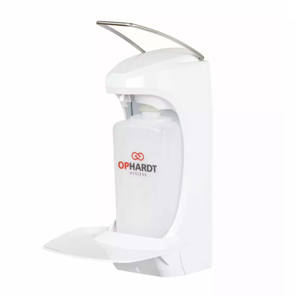  RX 10 M Handmatige wanddispenser met witte lekbak