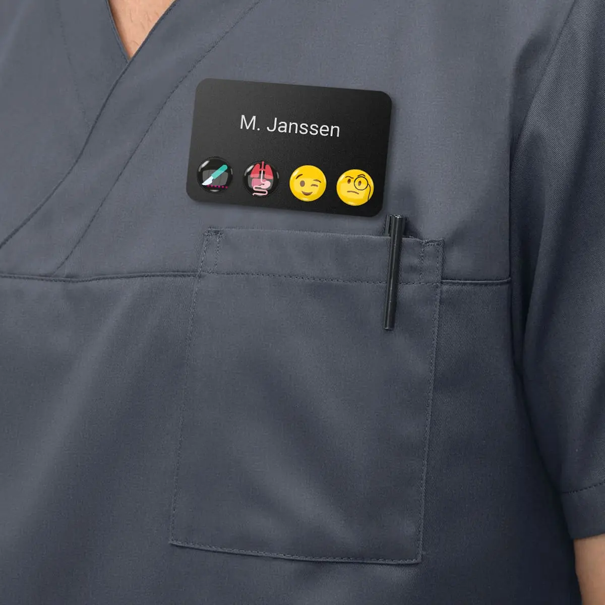  Magnetisch naamplaatje "DocTag"