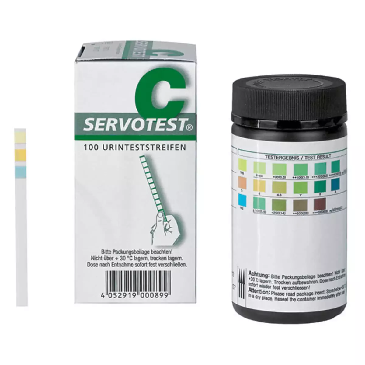  Bandelettes de test urinaire SERVOTEST