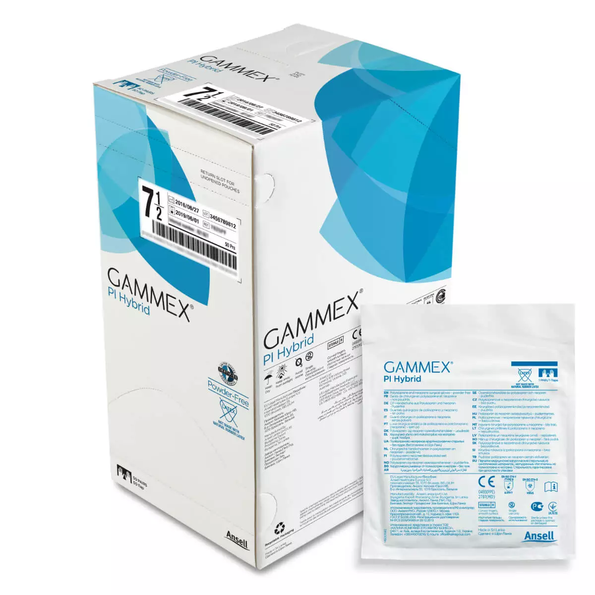  GAMMEX® PI Hybride chirurgische handschoen