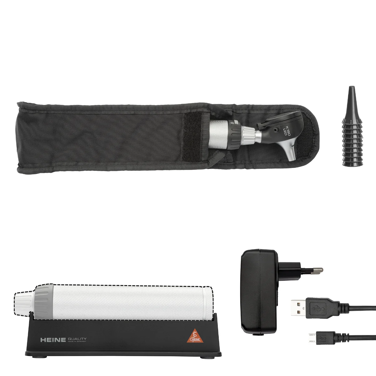  Otoscope HEINE K180 LED F.O