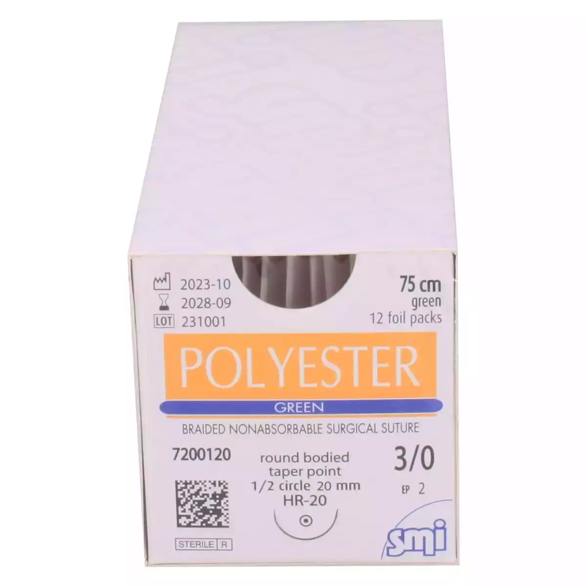  Matériel de suture Polyester Green