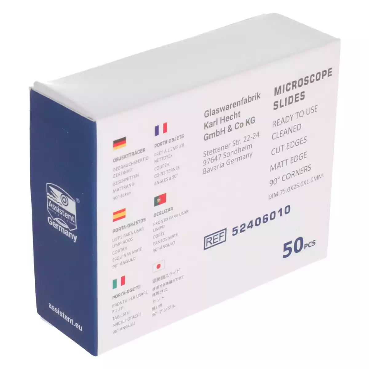  Voorwerpglaasjes met of zonder label