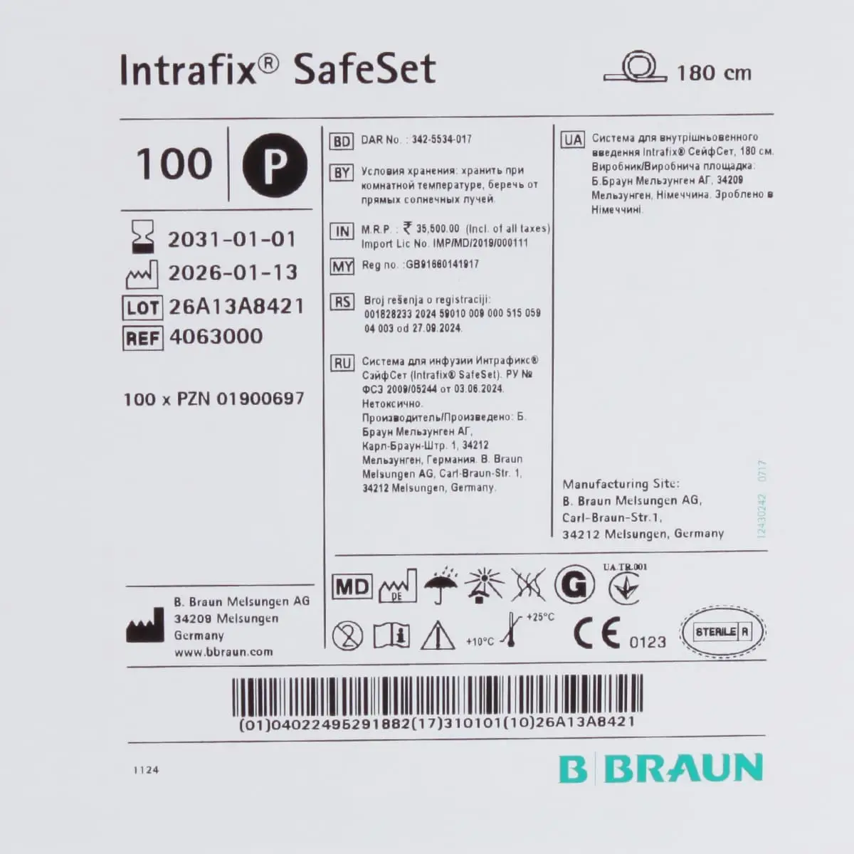  Intrafix SafeSet Infuuspomp