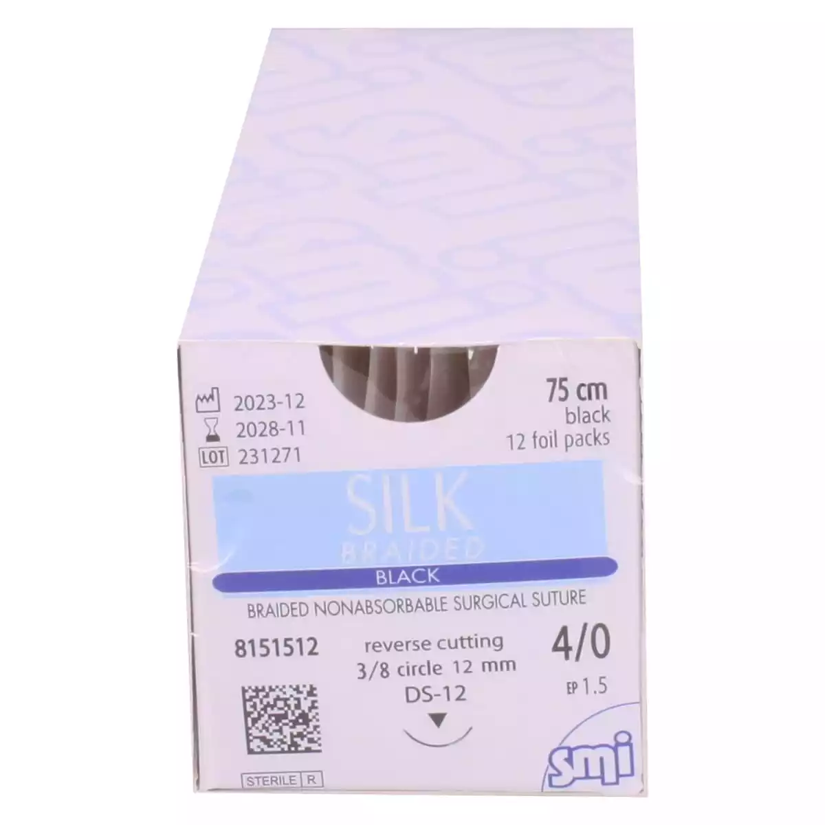 Matériel de suture Silk Braided Black Matériel de suture Silk Braided Black