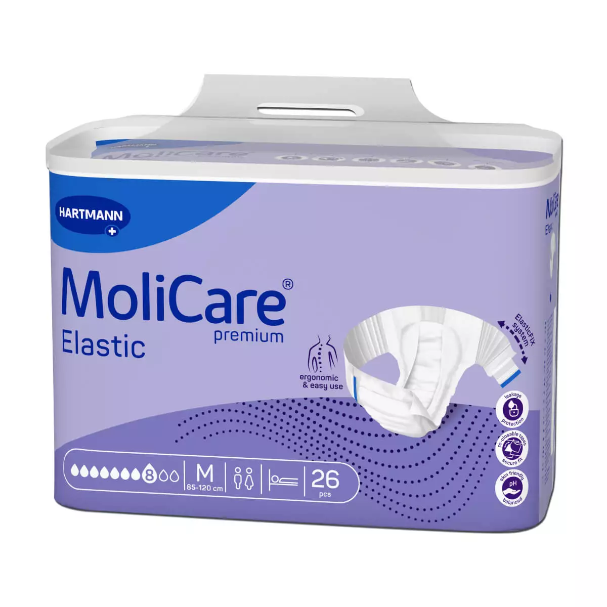  MoliCare Premium Elastic incontinentiebroek 8 druppels 