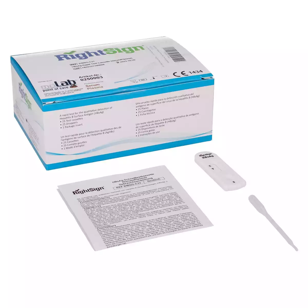  HBsAg Hepatitis B-antigeentest