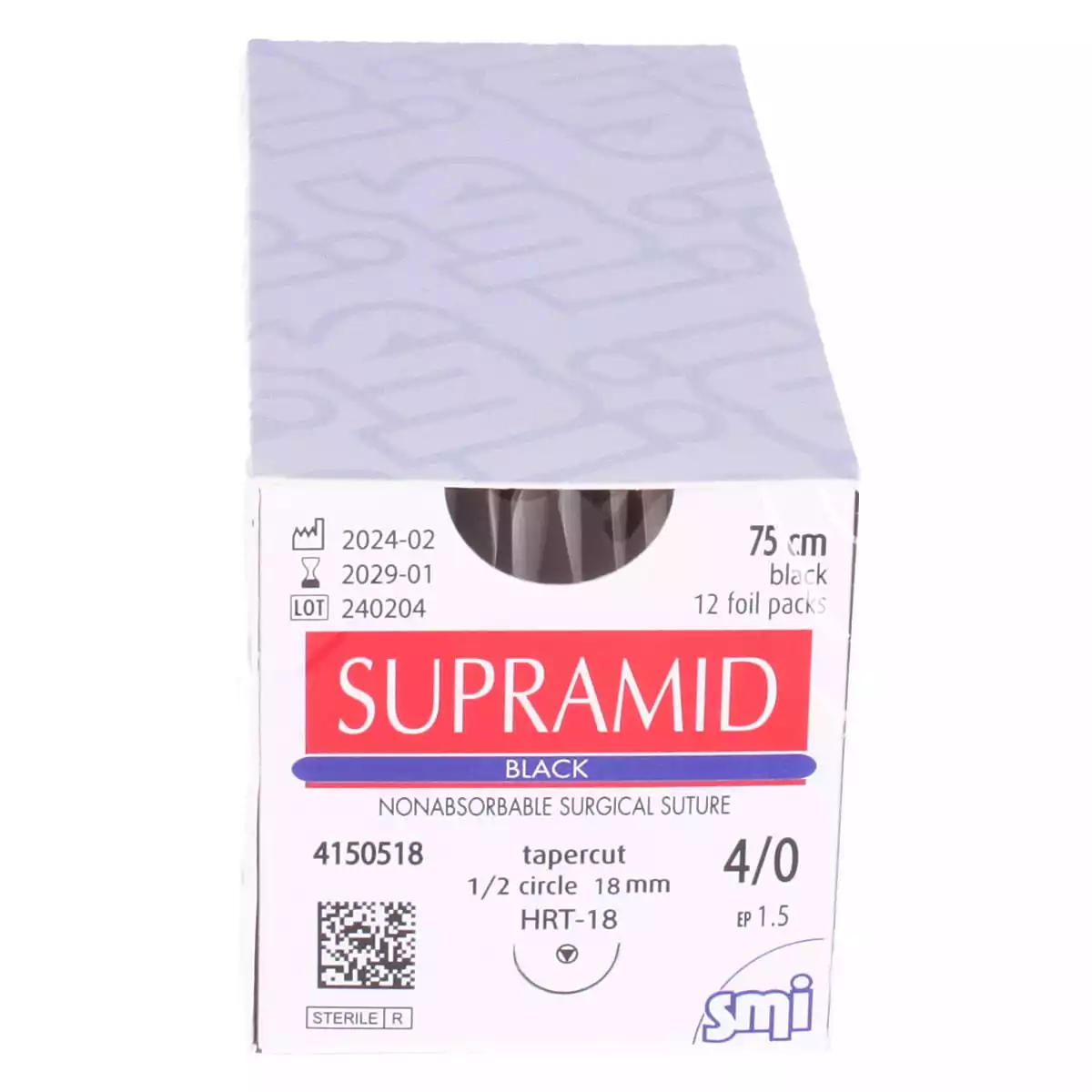  Supramide Zwart Nahtmateriaal