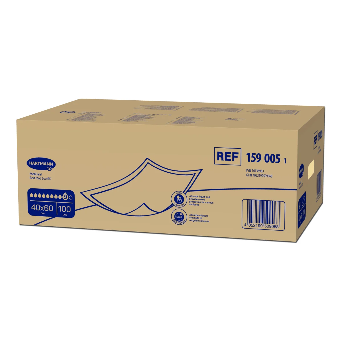  MoliCare Bed Mat Eco matrasbeschermers 9 druppels 
