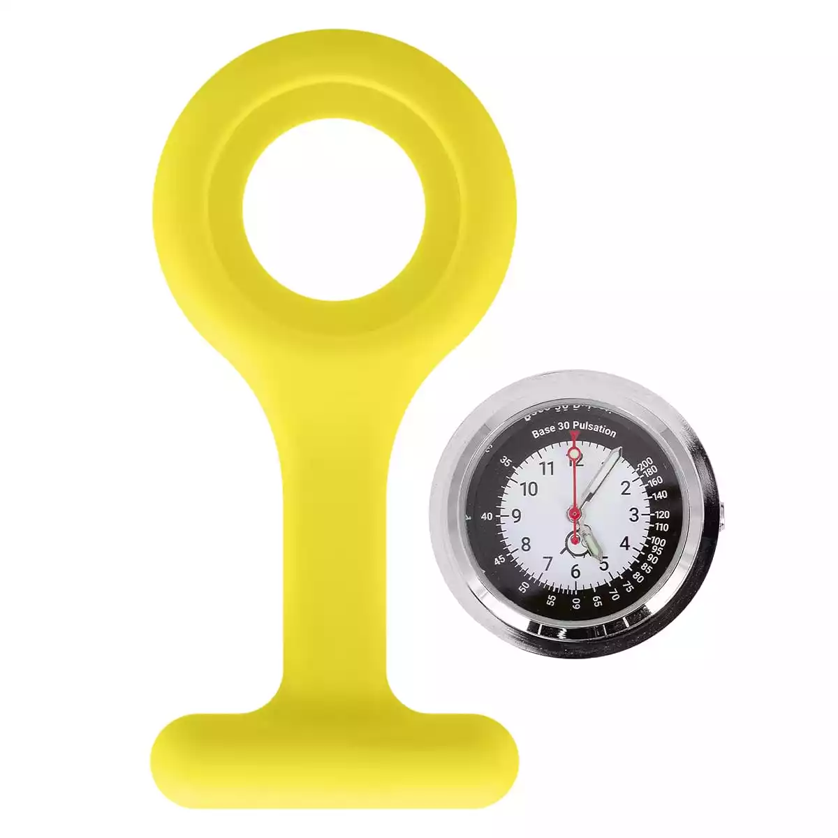 Montre infirmière en silicone avec clip « Tic » Montre infirmière en silicone avec clip « Tic »