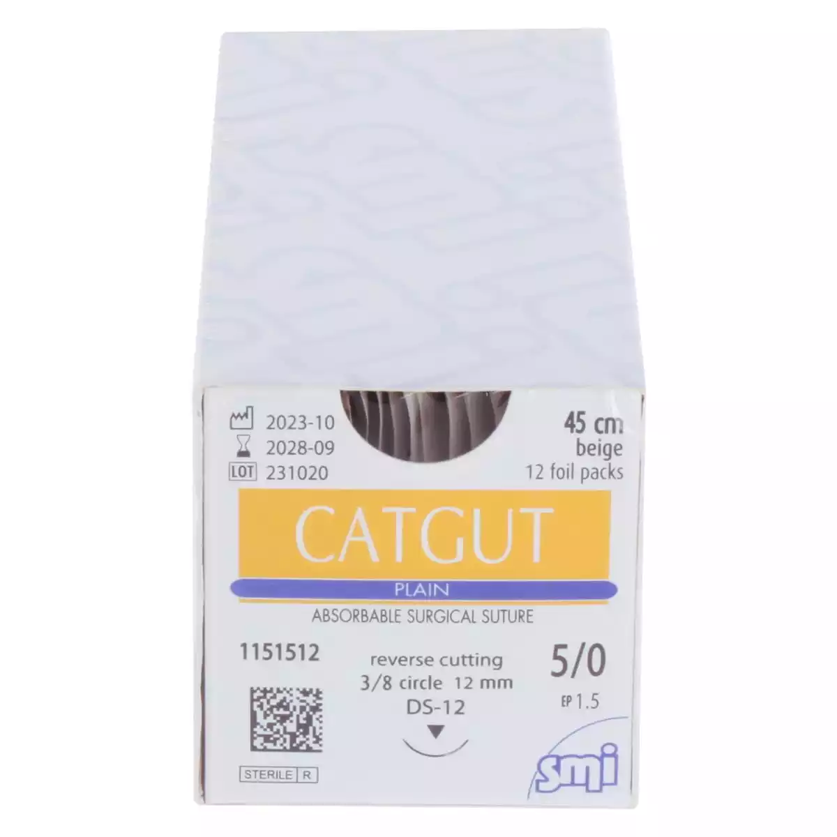 Fil de suture Catgut Plain pour chirurgie vétérinaire Fil de suture Catgut Plain pour chirurgie vétérinaire