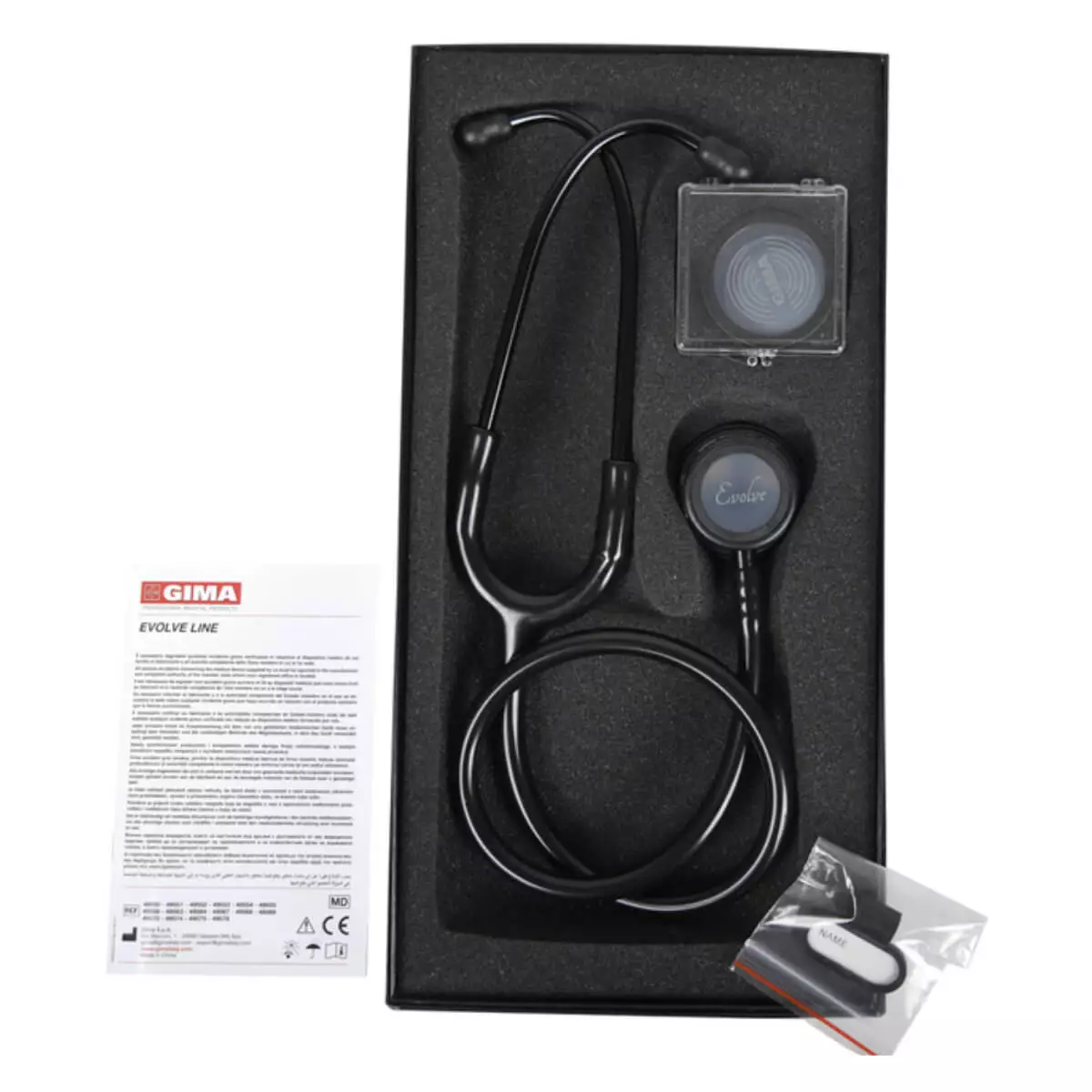  Stéthoscope double pavillon Evolve All Black