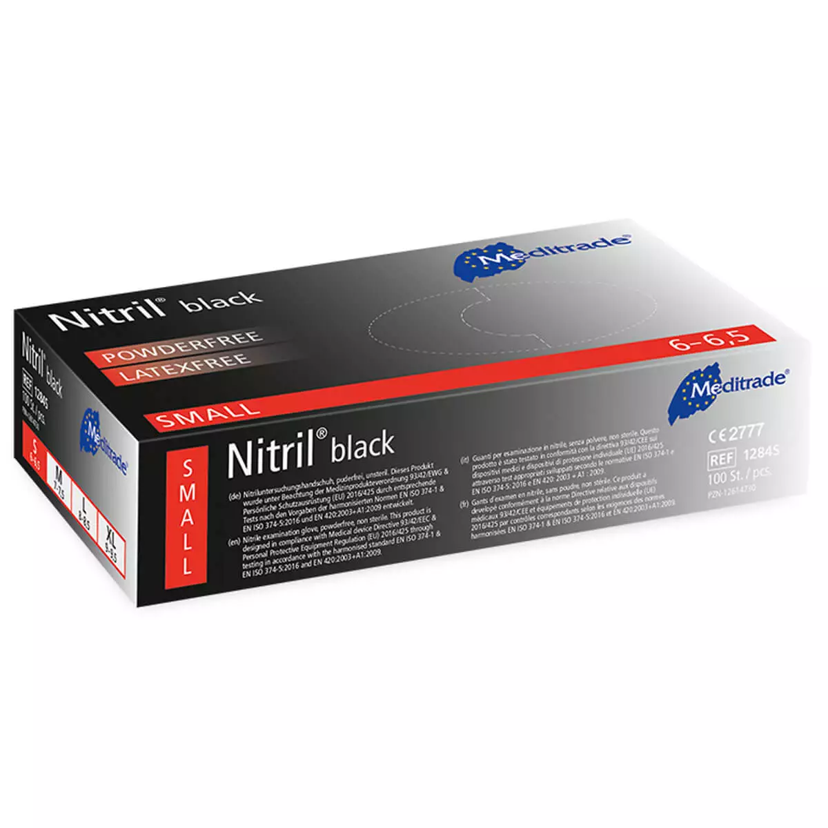  Gants Nitril Black