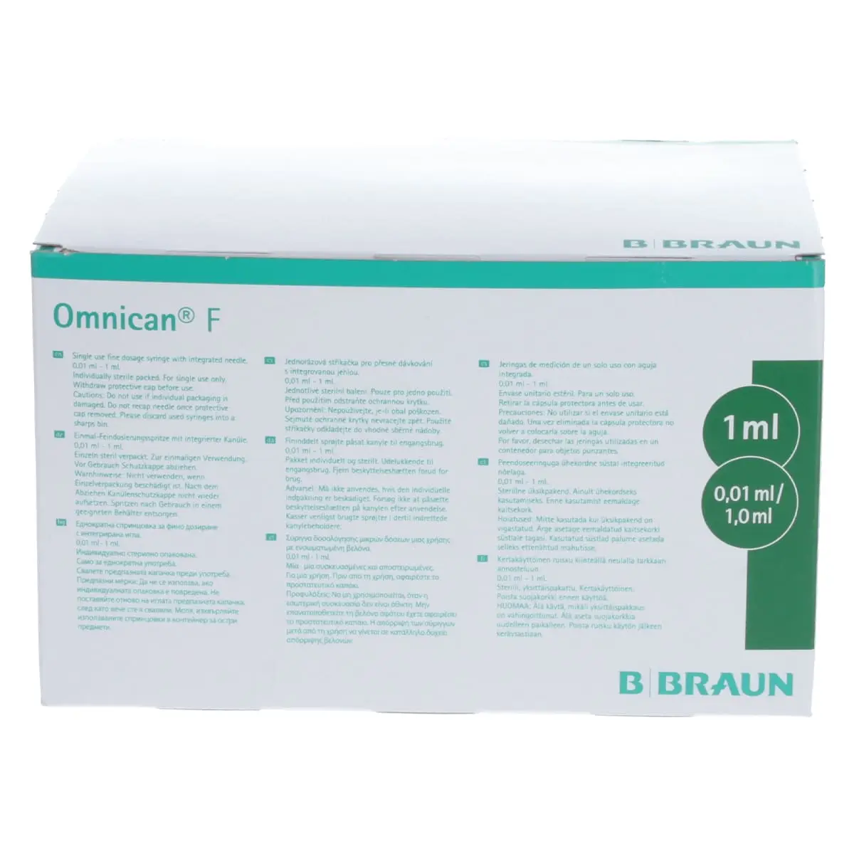 Omnican-F fijndoseerspuiten Omnican-F fijndoseerspuiten