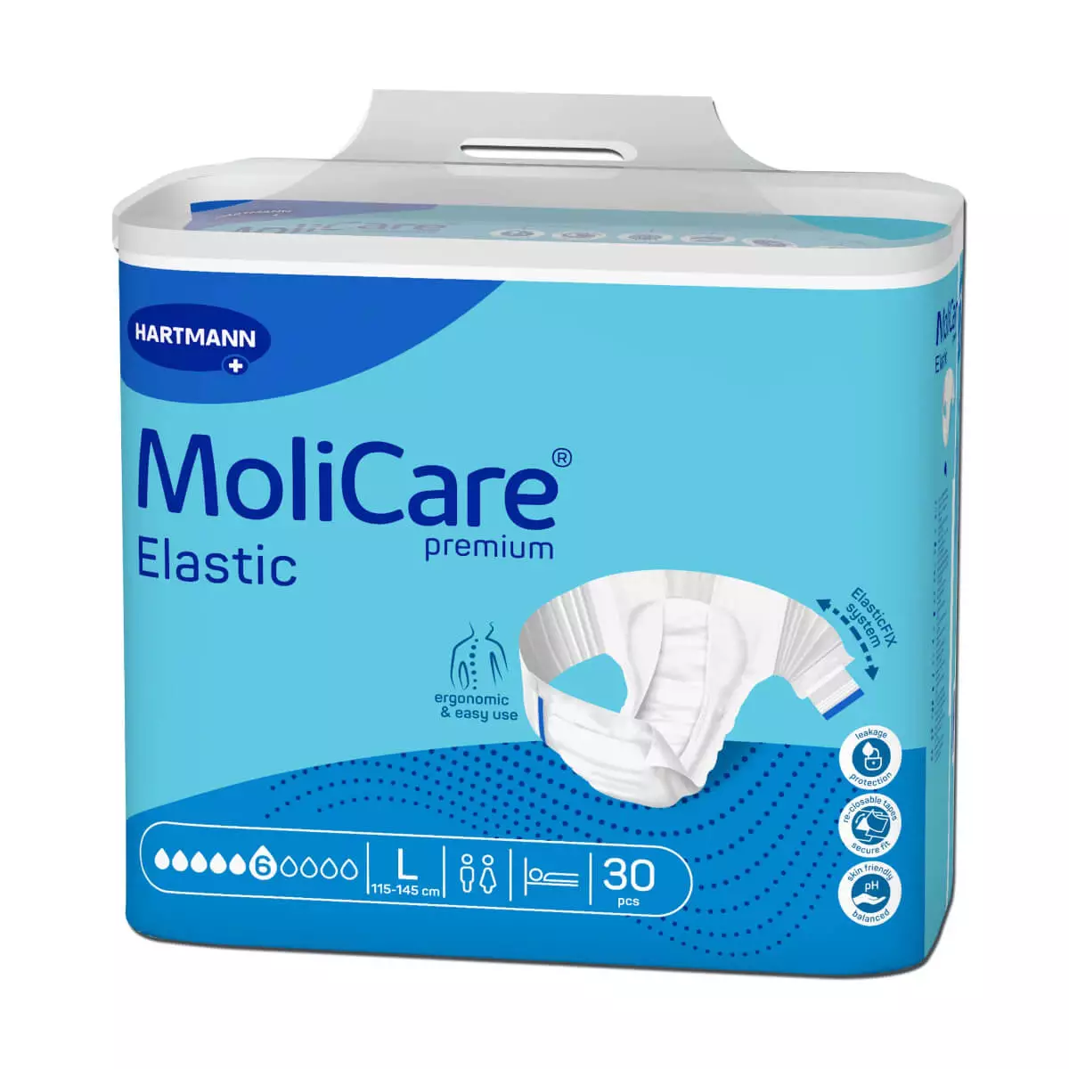  MoliCare Premium Elastic incontinentiebroek 6 druppels 