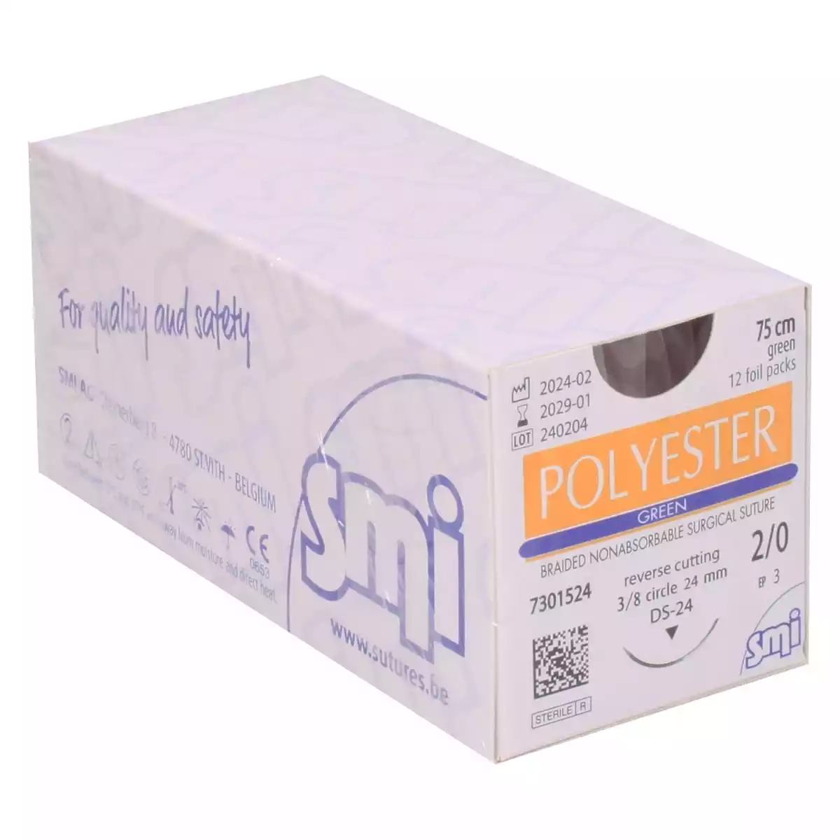  Matériel de suture Polyester Green