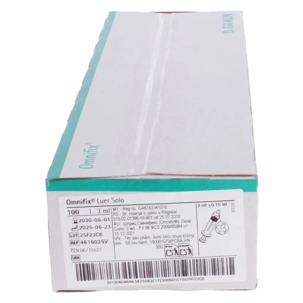 Seringue jetable Omnifix Luer Solo Seringue jetable Omnifix Luer Solo
