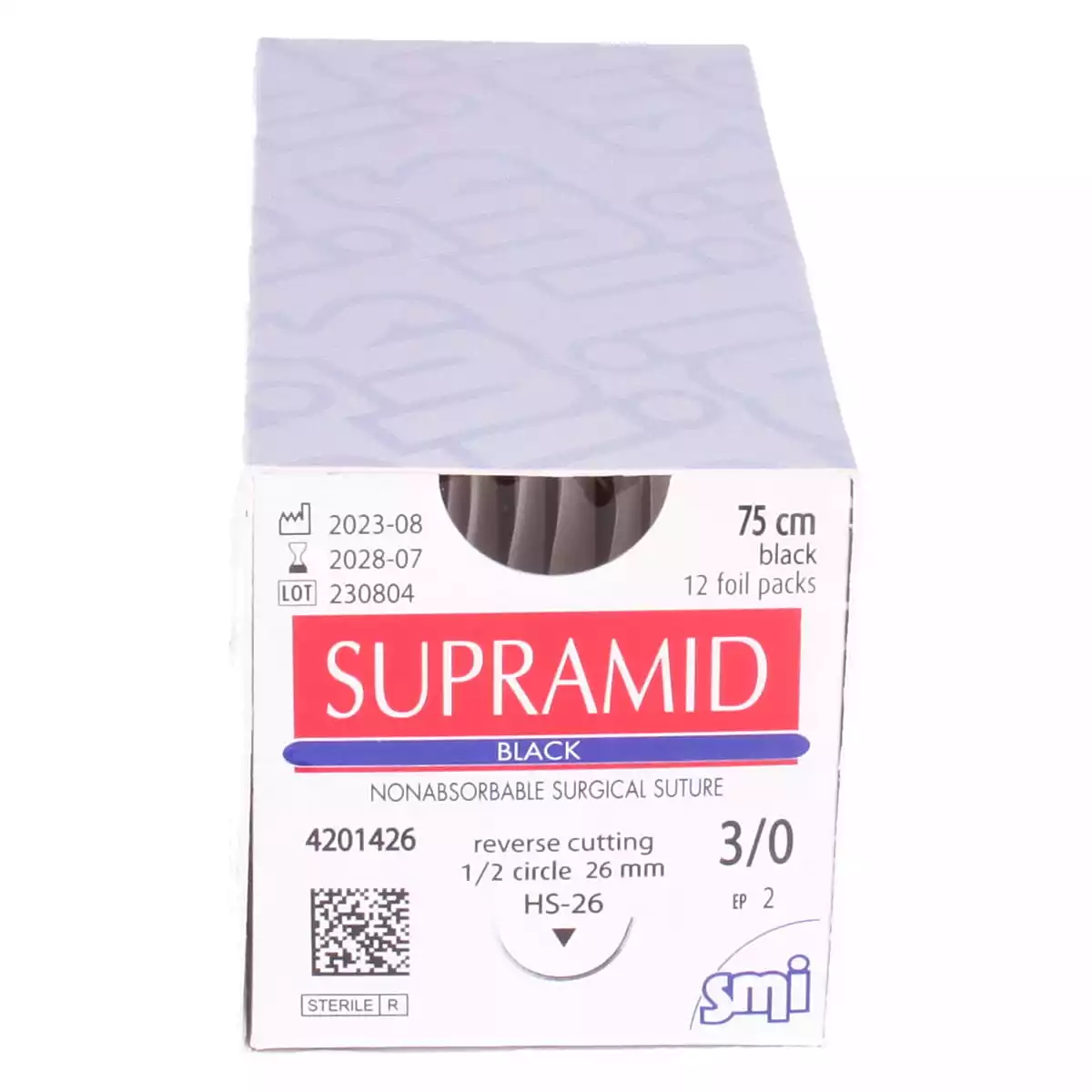  Matériel de suture Supramid Black