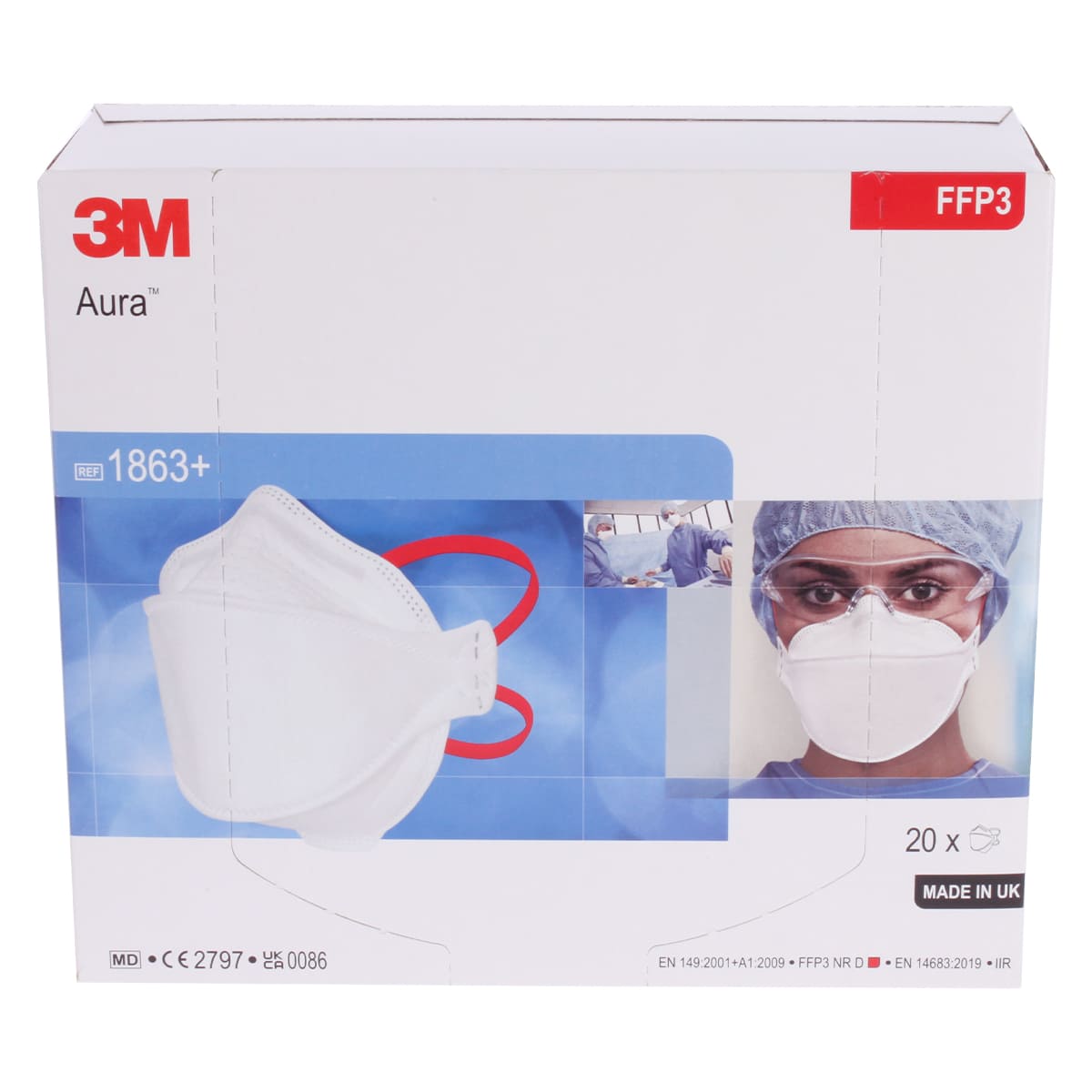 Stofmasker Aura FFP3 1863+ Stofmasker Aura FFP3 1863+