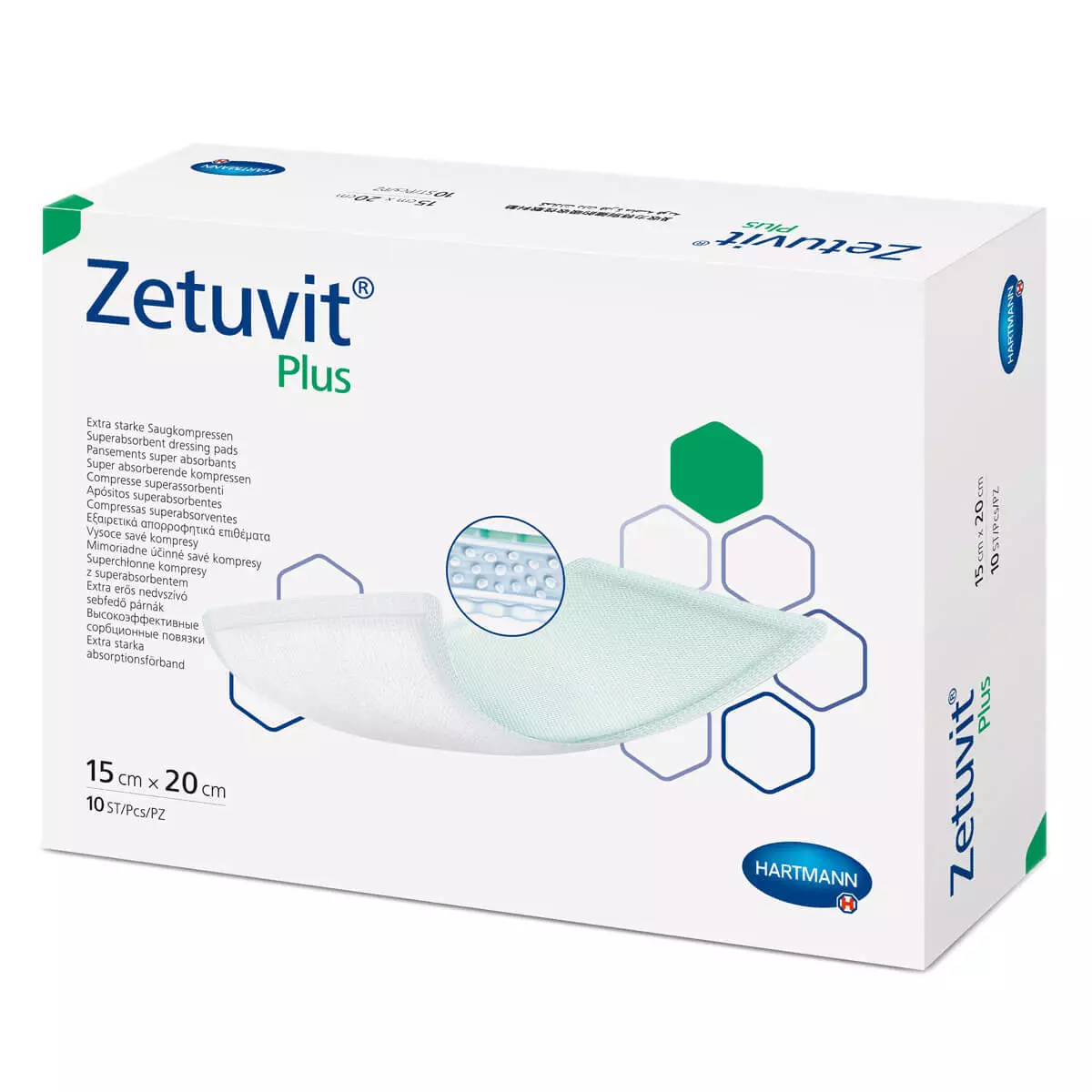  Pansements super absorbants Zetuvit Plus