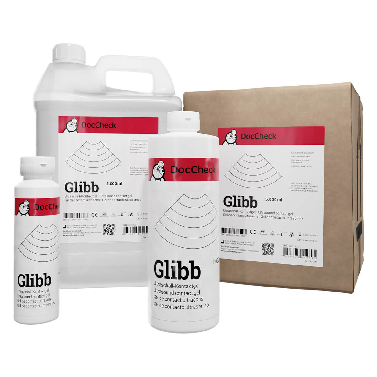Gel de contact pour ultrasons « Glibb »  Gel de contact pour ultrasons « Glibb »