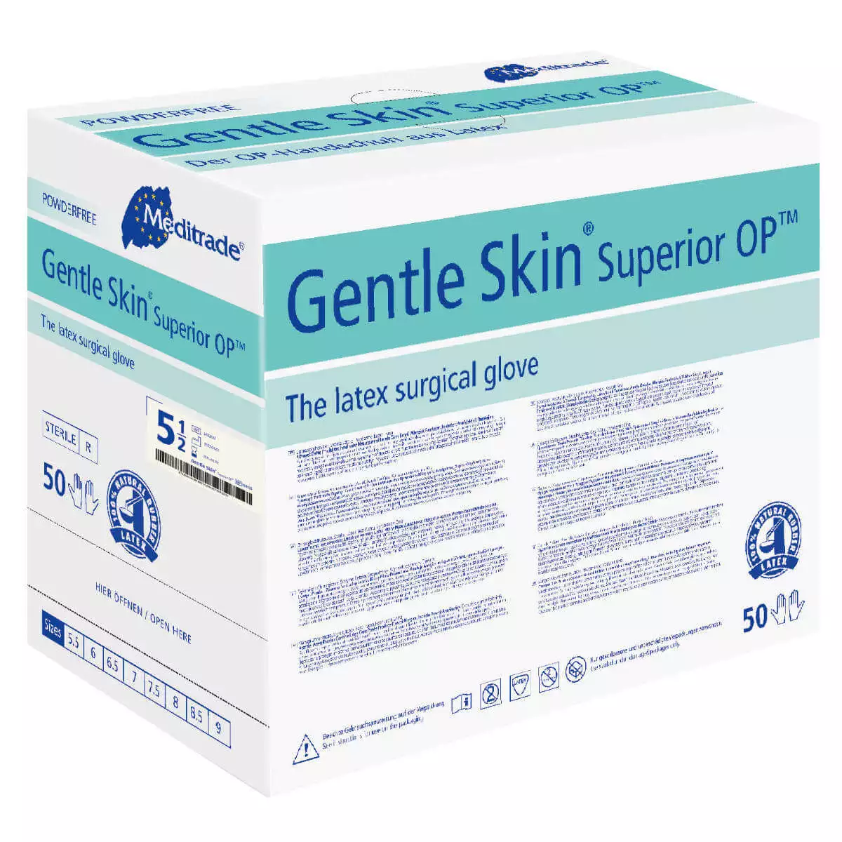 Gants chirurgicaux Gentle Skin Superior  Gants chirurgicaux Gentle Skin Superior