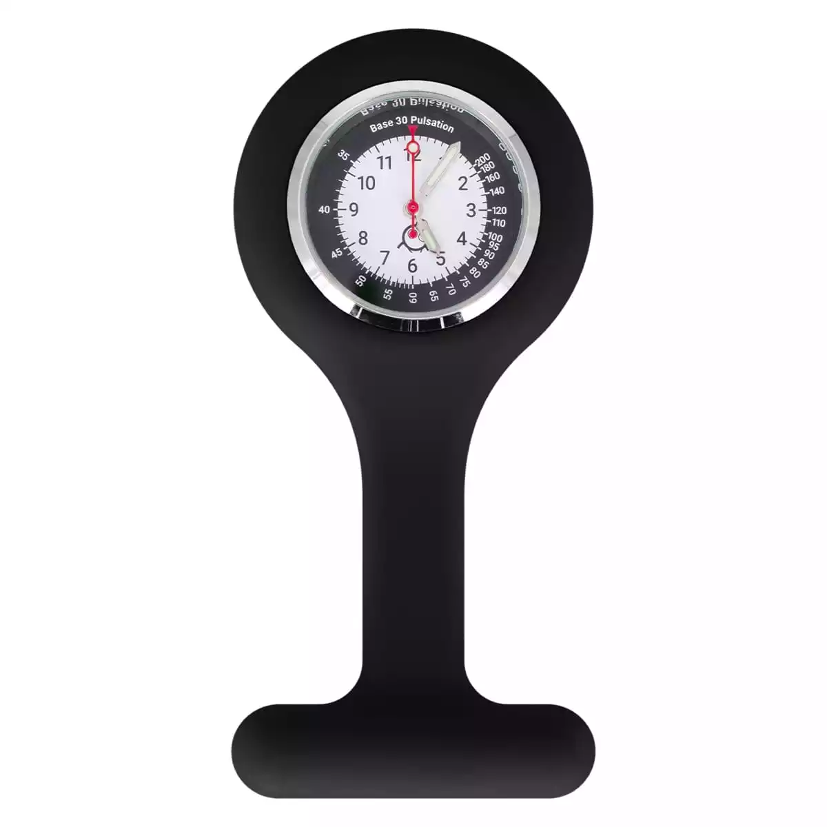 Montre infirmière en silicone avec clip « Tic » Montre infirmière en silicone avec clip « Tic »