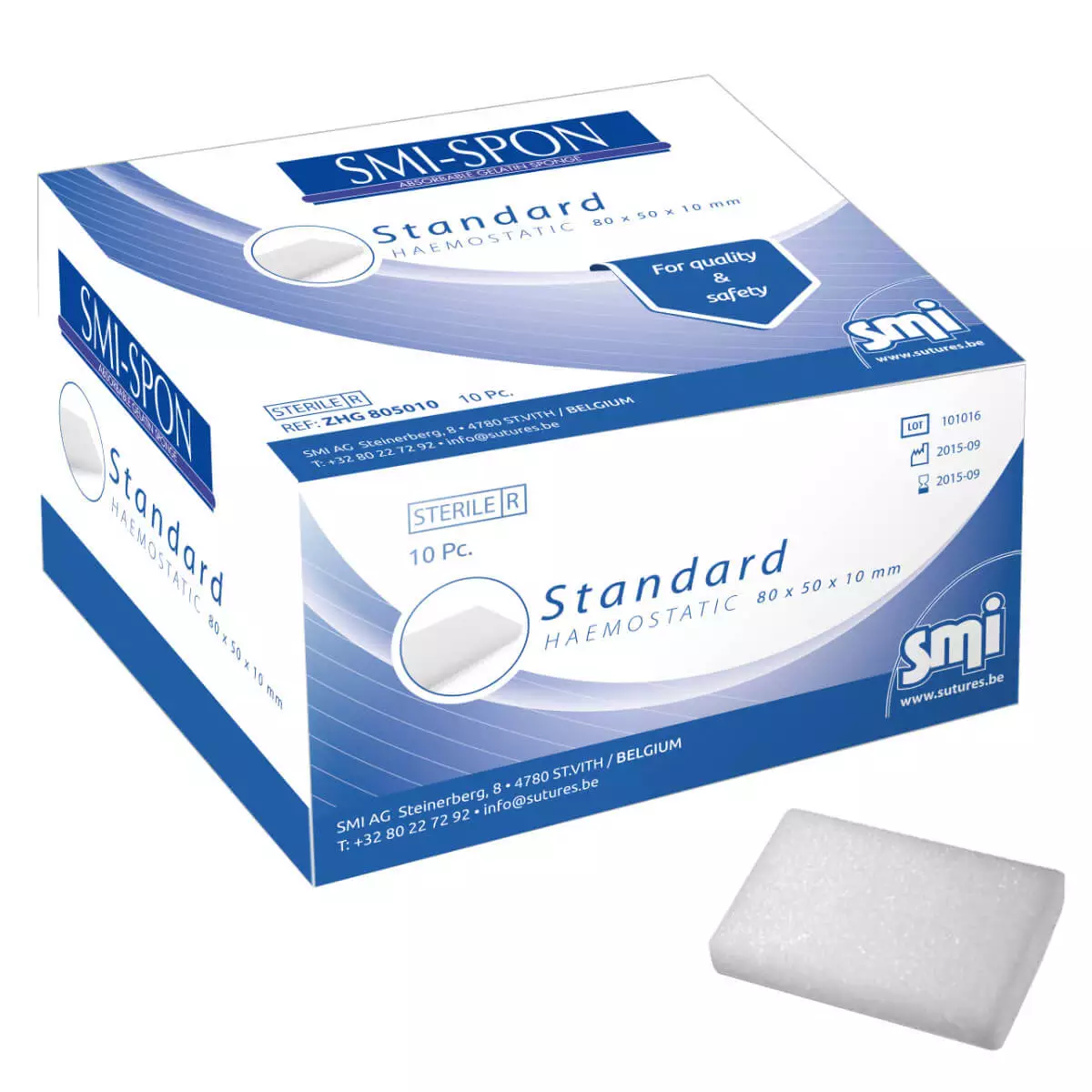  SMI-Spon hemostatische gelatinespons