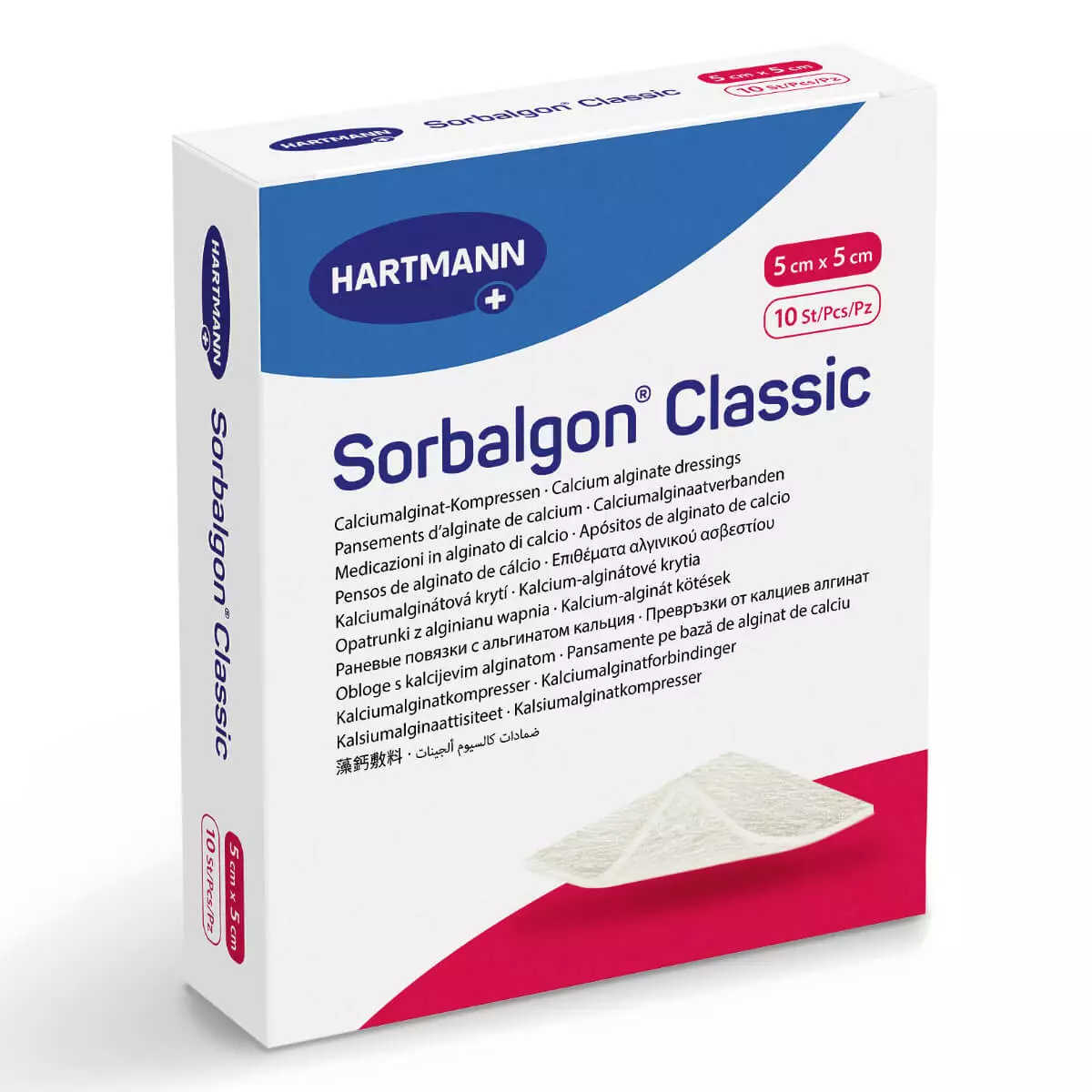  Sorbalgon Klassiek Alginat-Kompresse