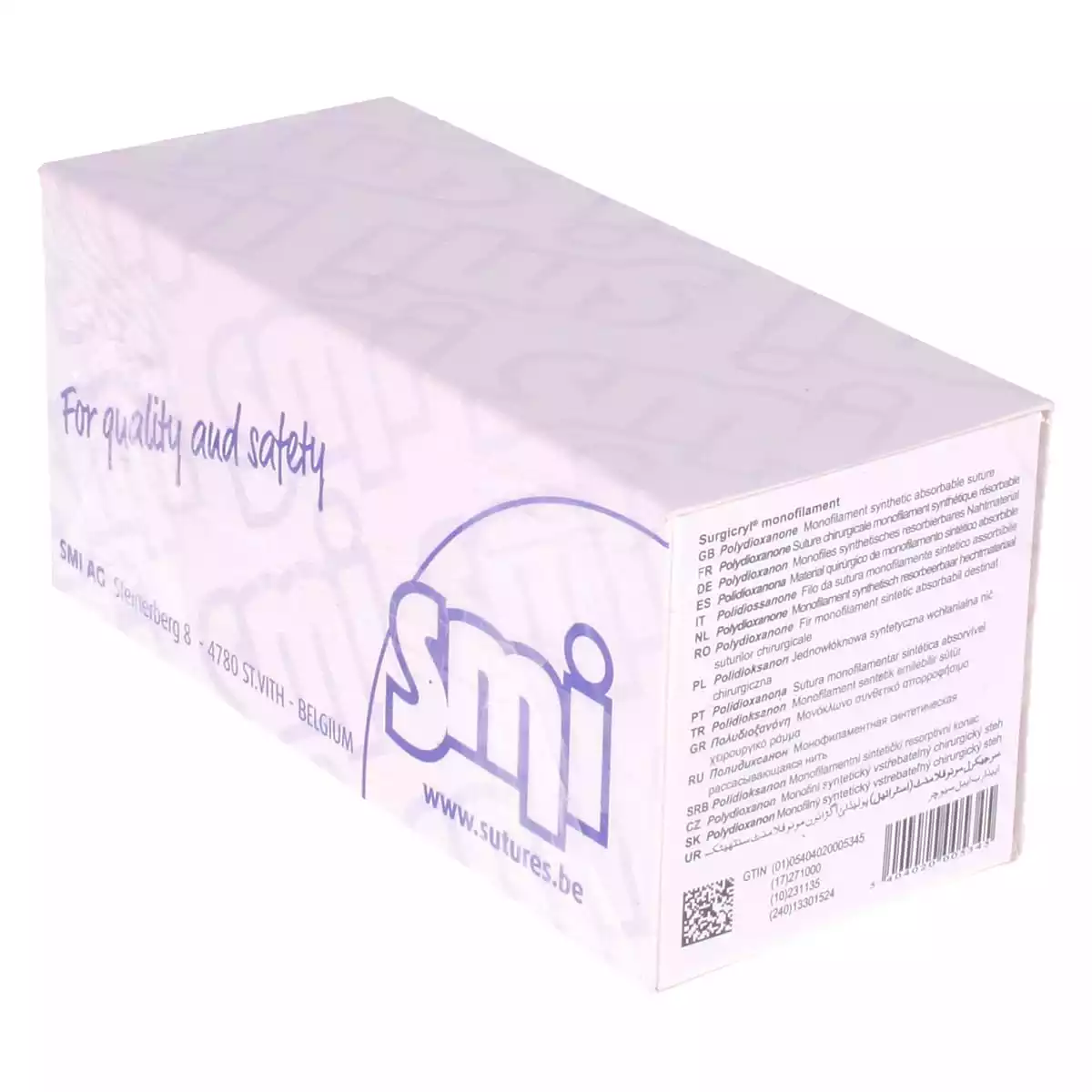  Matériel de suture monofilament Surgicryl