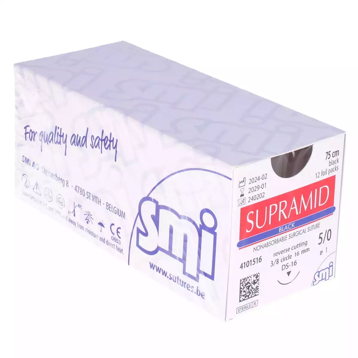 Matériel de suture Supramid Black Matériel de suture Supramid Black