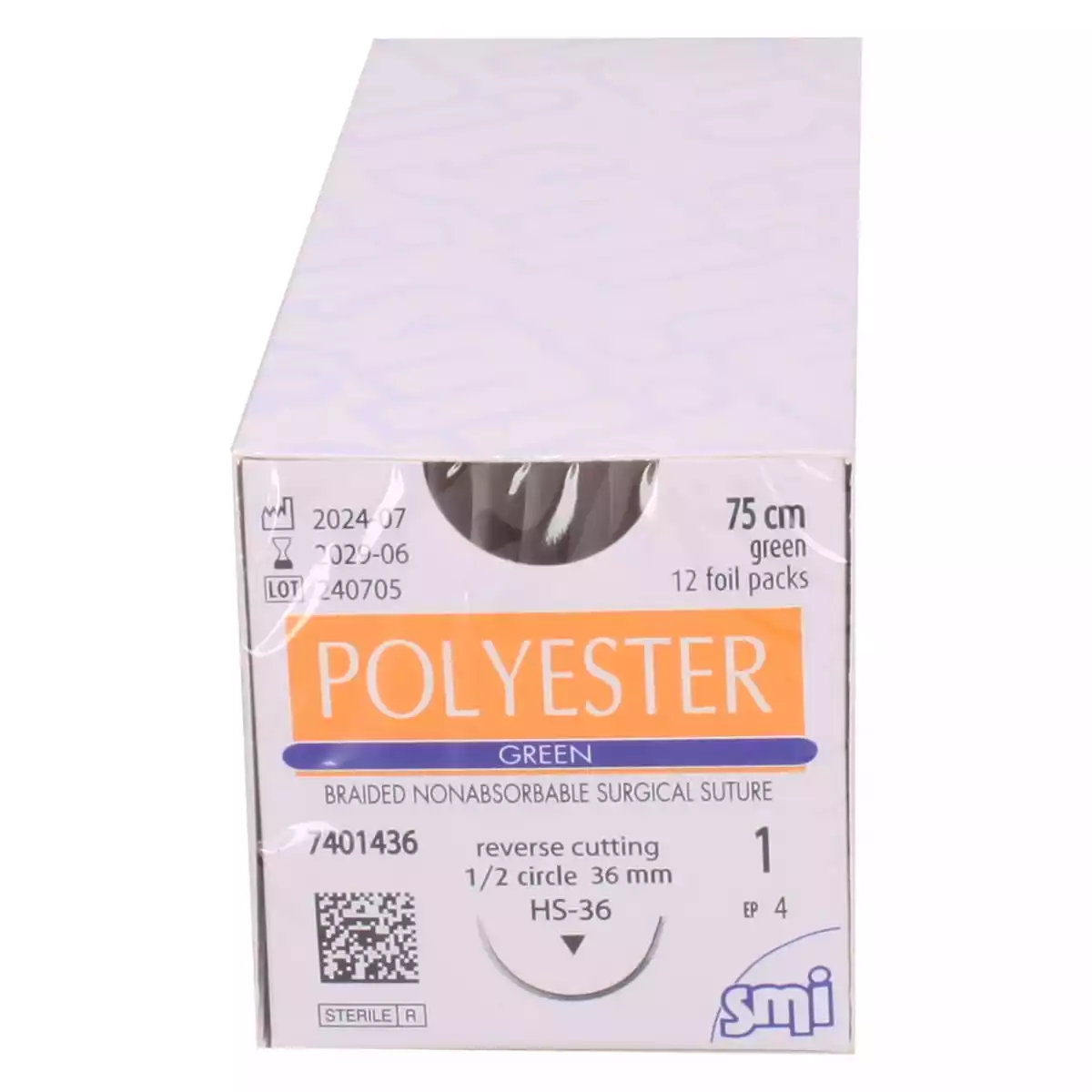  Matériel de suture Polyester Green