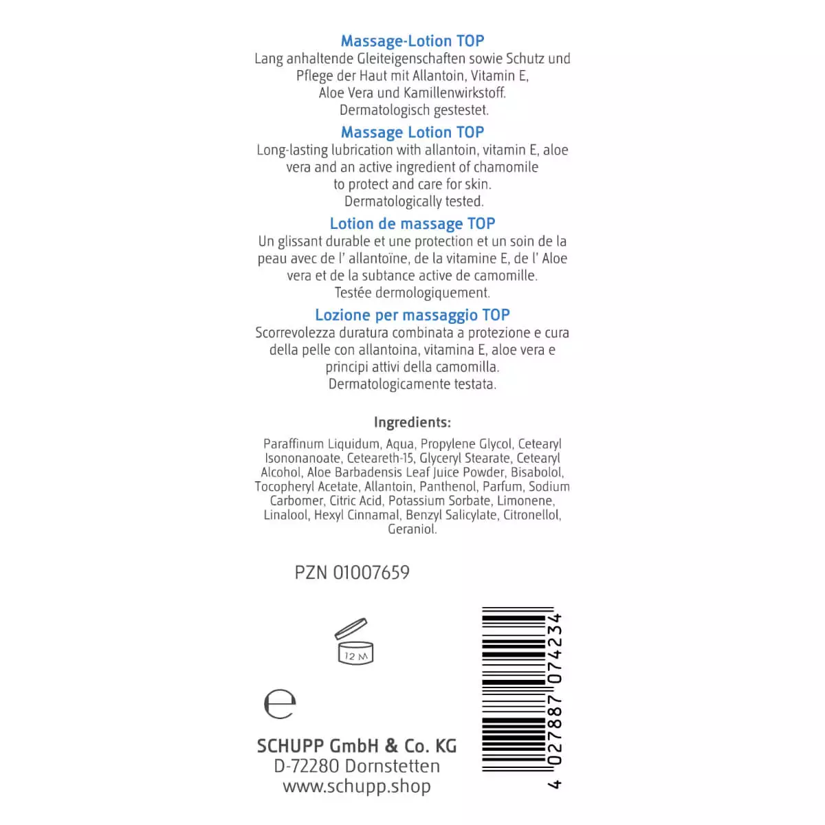  Lotion de massage Top