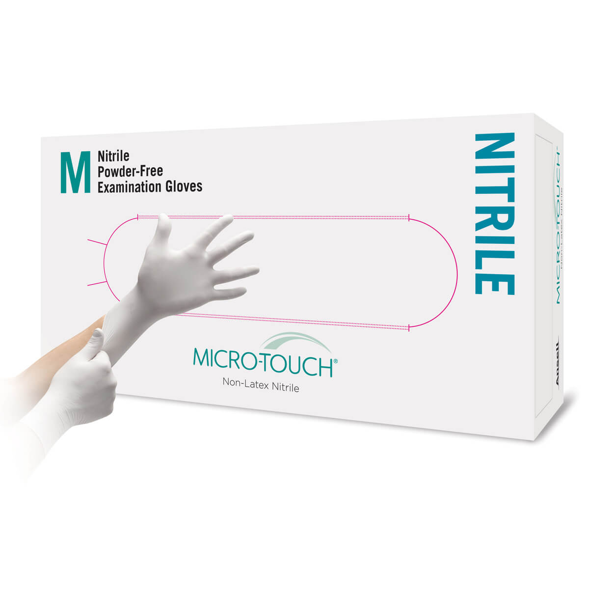 Gant d’examen MICRO-TOUCH White Nitrile  Gant d’examen MICRO-TOUCH White Nitrile