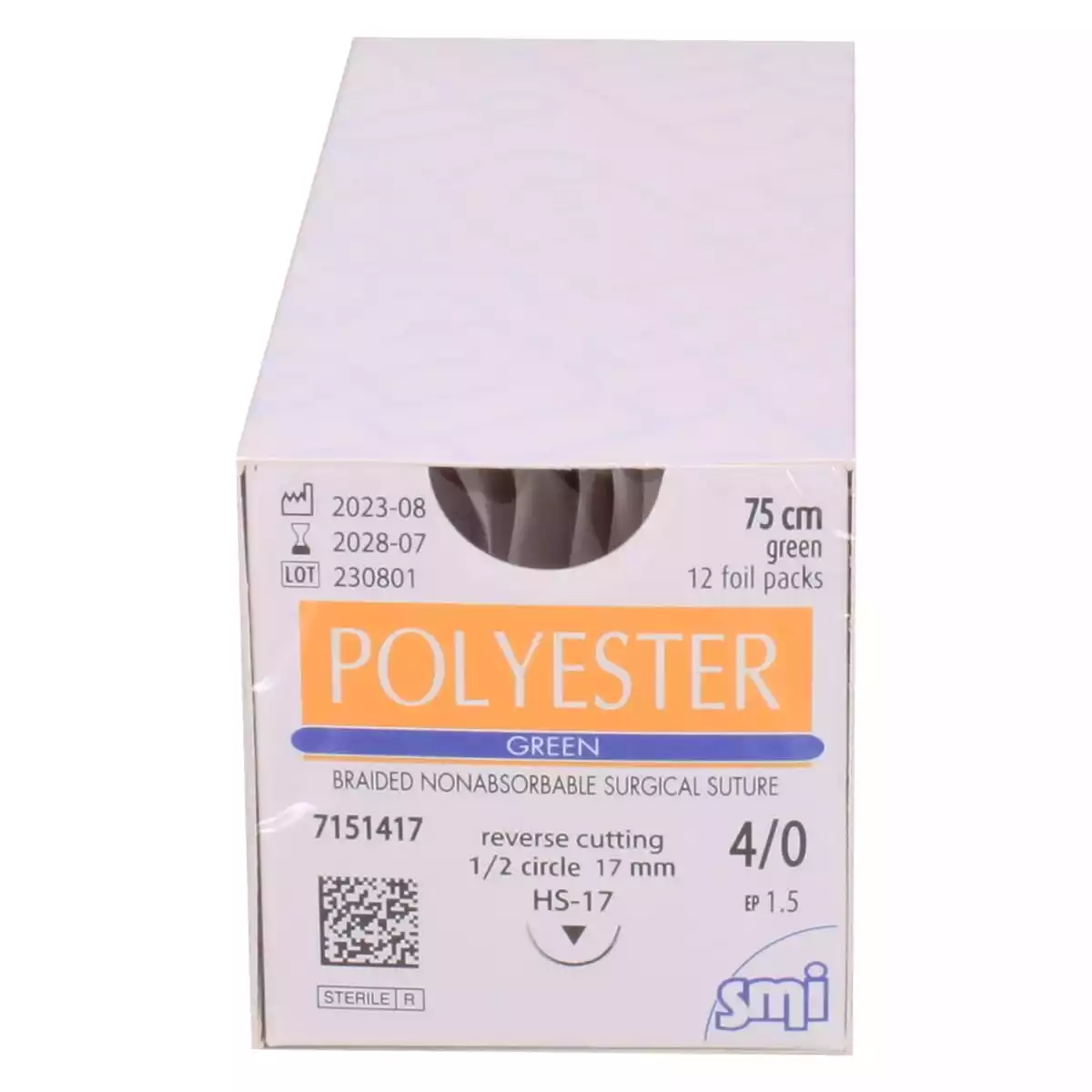  Matériel de suture Polyester Green