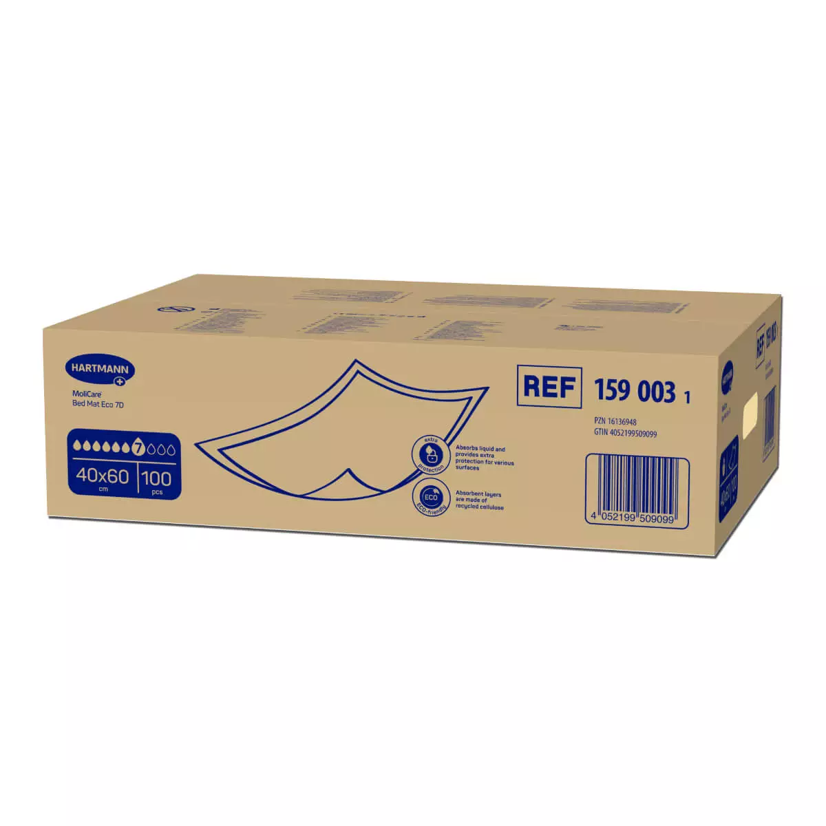 Protège-matelas MoliCare Bed Mat Eco – absorption 7 gouttes Protège-matelas MoliCare Bed Mat Eco – absorption 7 gouttes