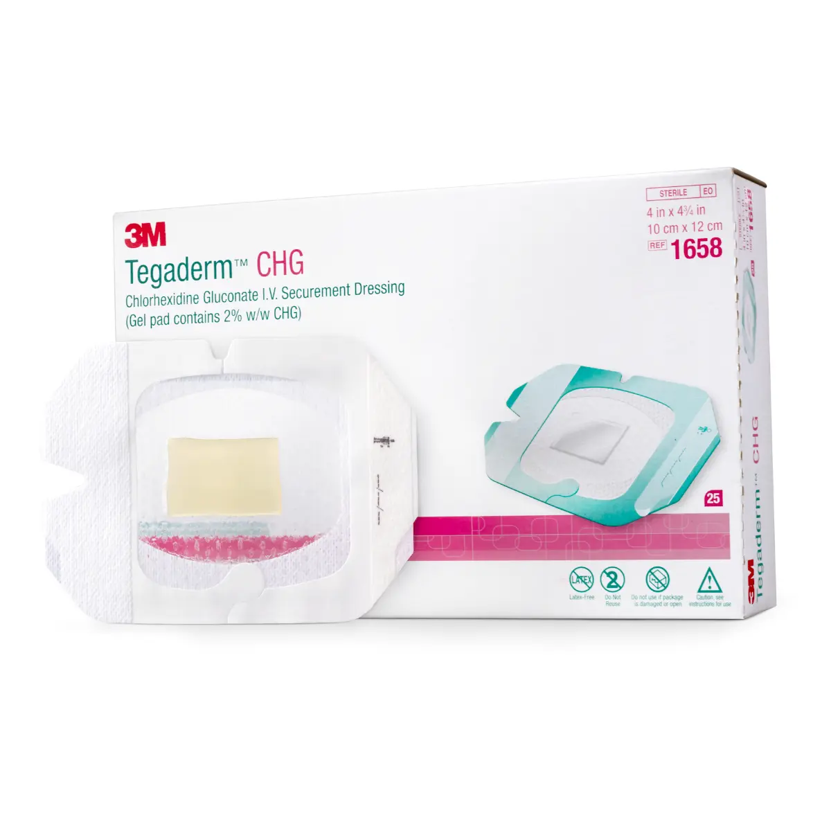Pansement de fixation I.V. Tegaderm CHG au gluconate de chlorhexidine Pansement de fixation I.V. Tegaderm CHG au gluconate de chlorhexidine