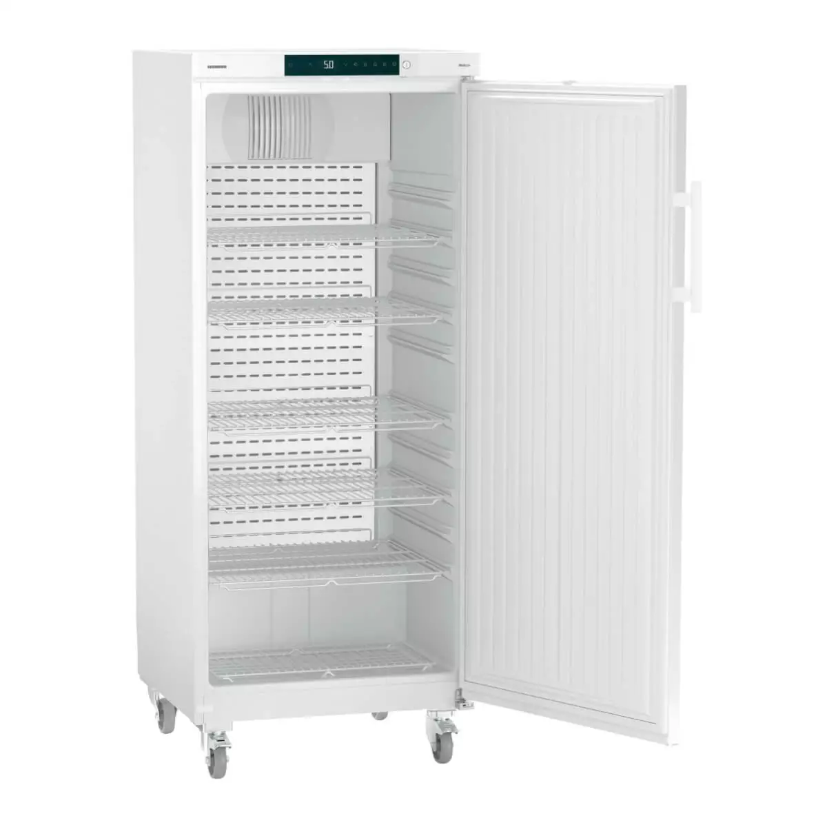 Réfrigérateur à médicaments MKv 5710 MediLine avec roulettes Réfrigérateur à médicaments MKv 5710 MediLine avec roulettes