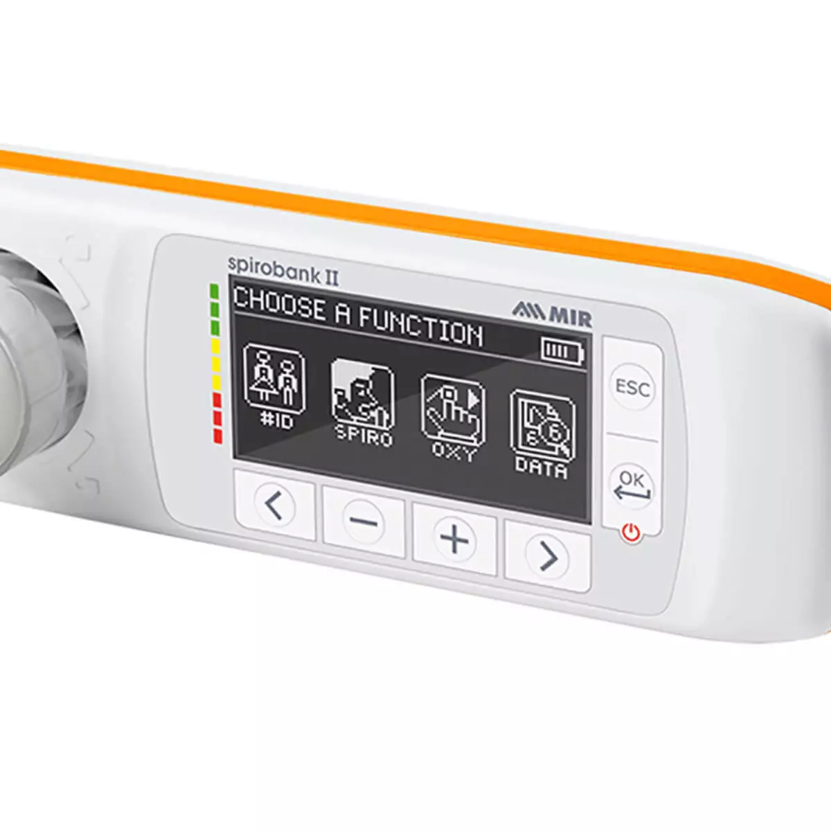 MIR Spirobank II SMART Spirometer met Pulsoximetrie MIR Spirobank II SMART Spirometer met Pulsoximetrie