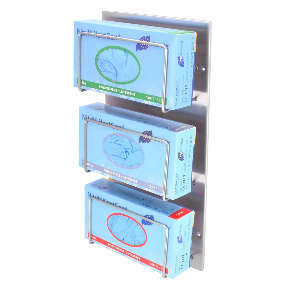 Handschoenendispenser van roestvrij staal Handschoenendispenser van roestvrij staal