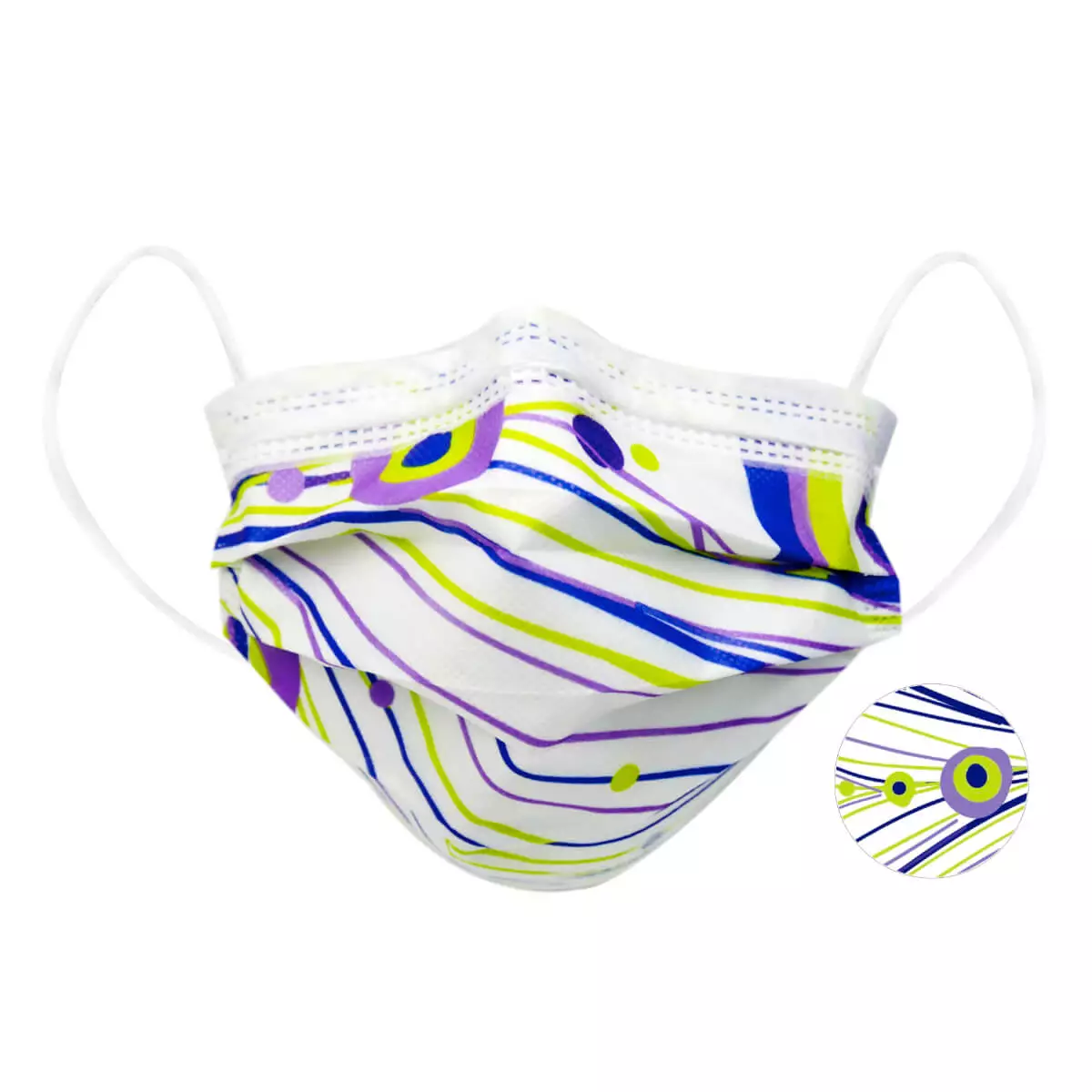  Medisch beschermend masker type IIR met print in modieuze stijl