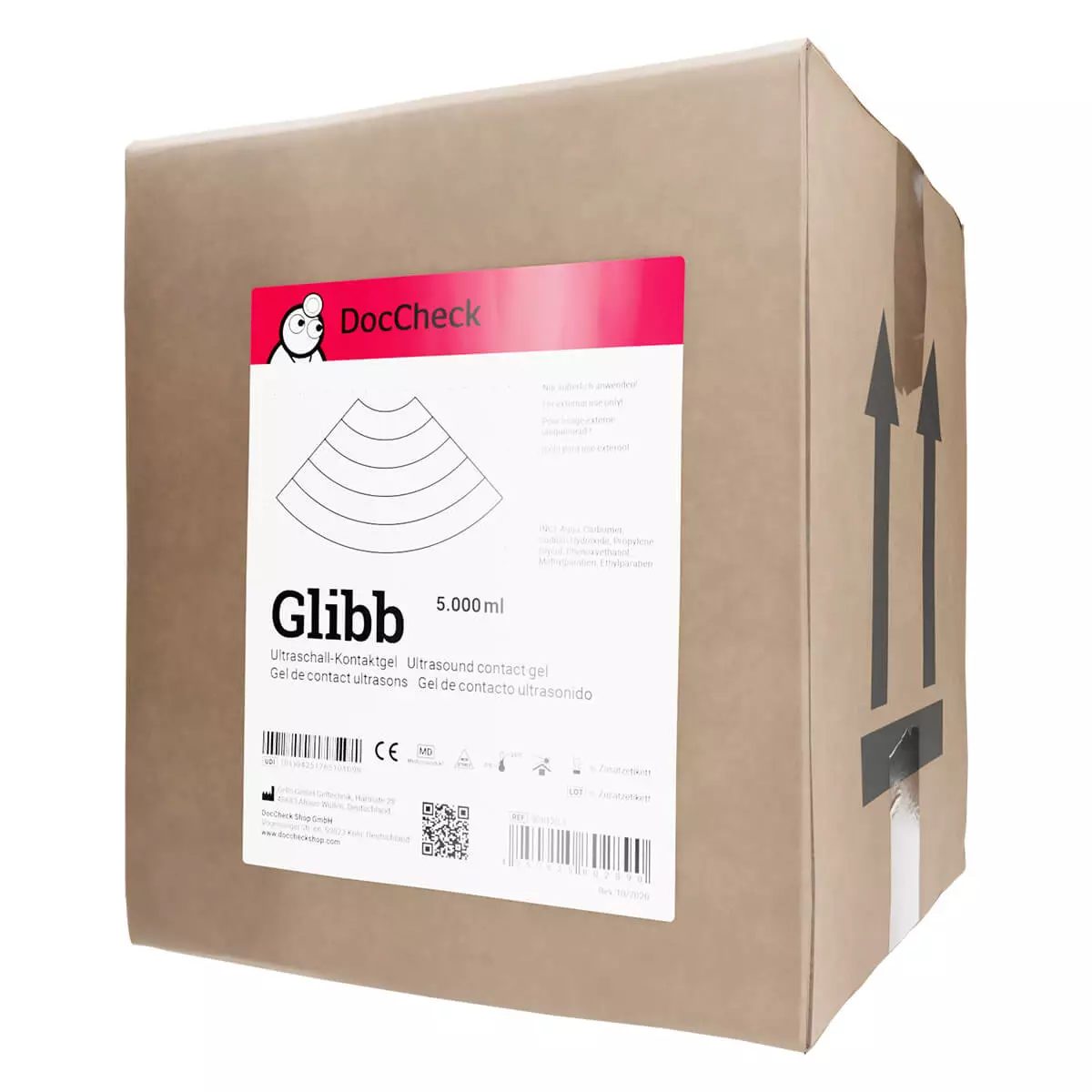  Echografie contact gel "Glibb