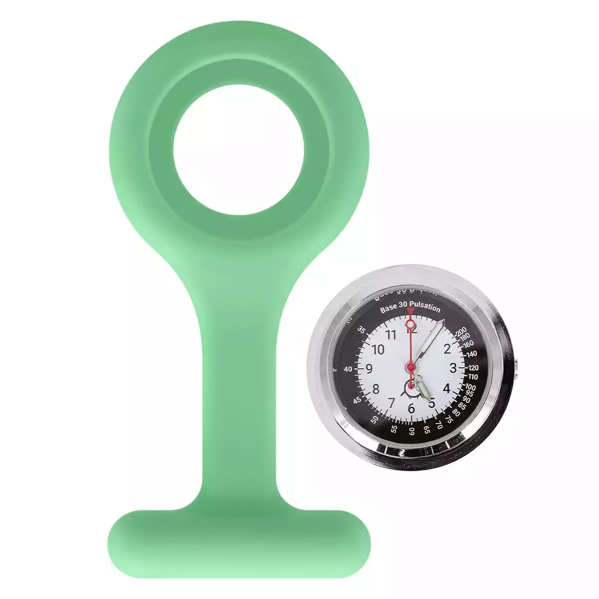 Montre infirmière en silicone avec clip « Tic » Montre infirmière en silicone avec clip « Tic »